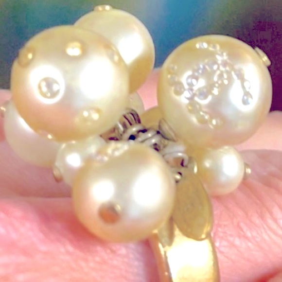 WOW POSHMARK - Authentic CHANEL SUPERMODEL FESTIVAL Bold & Gold & Pearl Ring - Picture 6 of 15